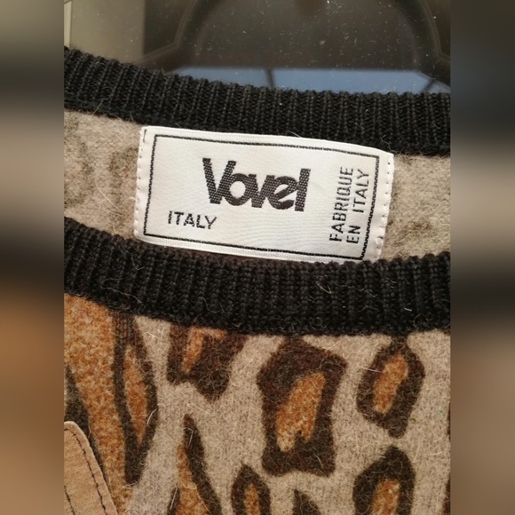 Italian Leopard print wool sweater S - Picture 3 of 9